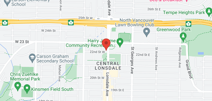 map of 104 119 W 22ND STREET